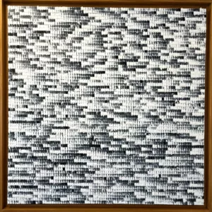 Carbon chantilly, 100x100cm, huile sur toile