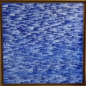 Cyclone, huile sur toile, 100x100cm