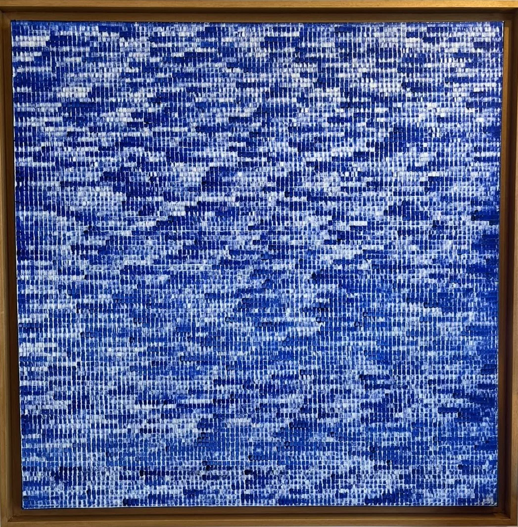 Cyclone, huile sur toile, 100x100cm