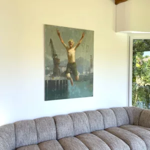 El Salto II, 130x97cm, Nextor Otano, acrylique sur toile (4)