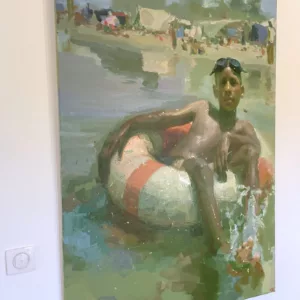 El chapoteo, 130x97cm, Nextor Otano, acrylique sur toile (2)