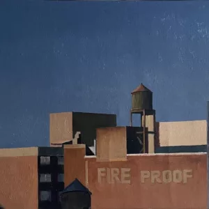 Fire proof, 46x65cm, oil on canvas, xavier rodes