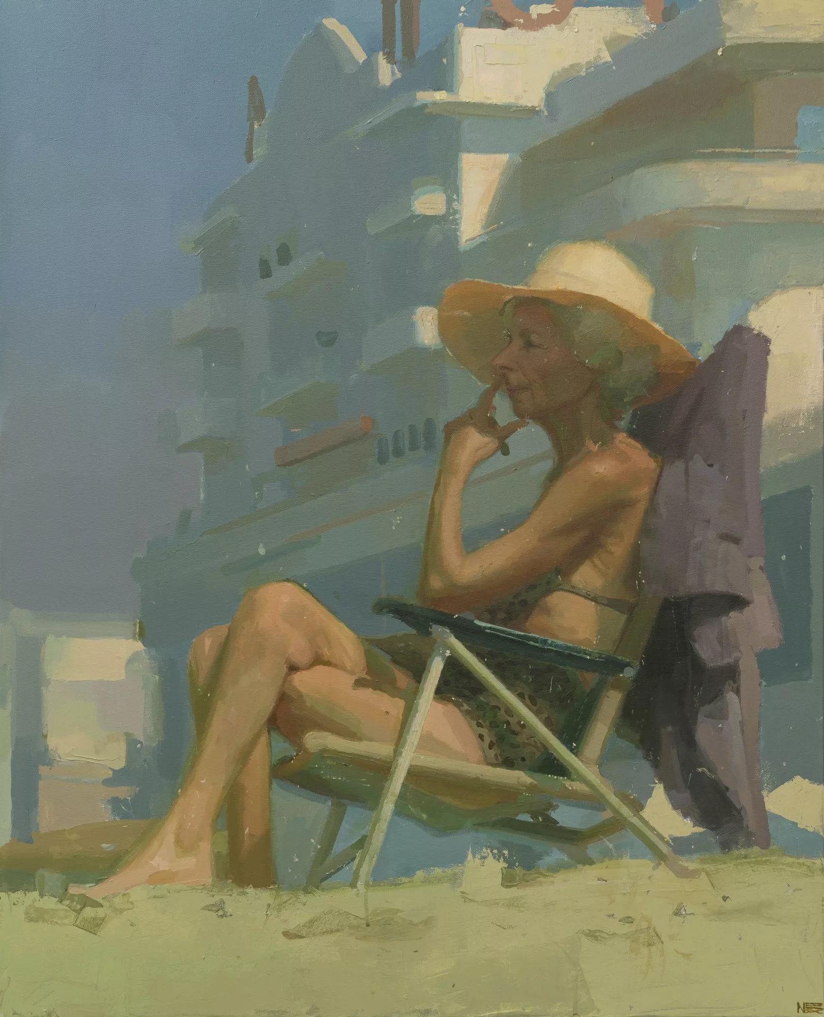 La Brisa, 100x81cm, Nextor Otano, acrylic on canvas
